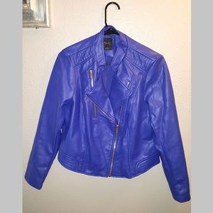 Faux Leather Moto Jacket